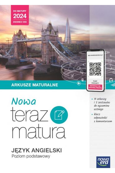 NOWA Teraz matura Język angielski Arkusze maturalne z cyfrowym