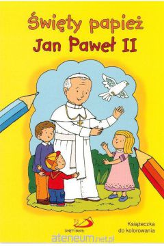 Kolorowanka. wity papie Jan Pawe II