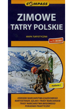Mapa turystyczna Zimowe Tatry Polskie 1:30 000