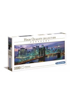 Puzzle panoramiczne 1000 el. High Quality Collection. Nowy Jork Most Brookliski Clementoni