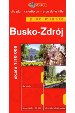 Busko-Zdrj plan miasta 1:10 000/Europilot/