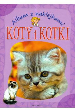 Album z naklejkami - Koty i kotki