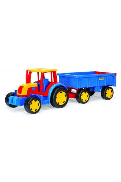 Gigant Traktor z przyczepk Wader