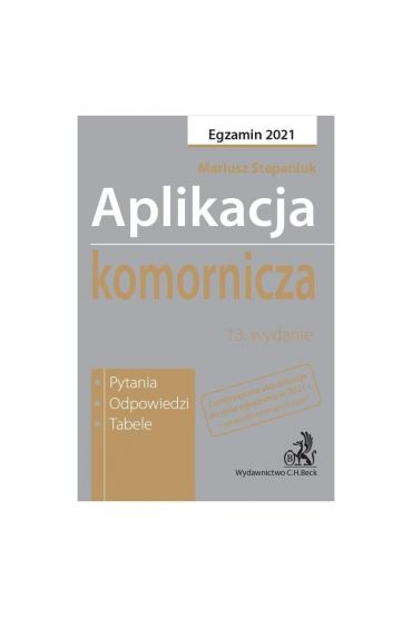 Aplikacja Komornicza Egzamin Pytania Odpowiedzi Tabele Mariusz