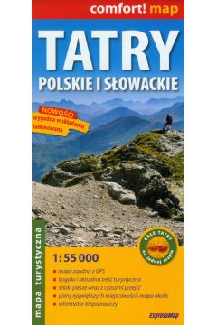 Tatry Polskie i Sowackie mapa 1: 55 000