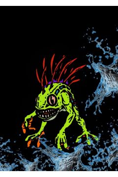 BlizzardVerse Stencils - Murky, the Deep Terror, Warcraft - plakat 61x91,5 cm
