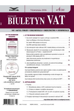 ePrasa Biuletyn VAT 4/2016