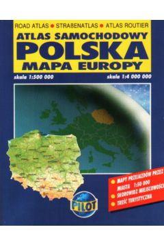Polska, Europa. Atlas drogowy
