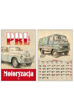 Kalendarz 2017 Motoryzacja PRL A3-3
