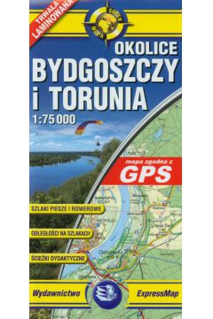 Okolice Bydgoszczy i Torunia mapa