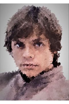POLYamory - Luke Skywalker, Gwiezdne Wojny Star Wars - plakat 21x29,7 cm