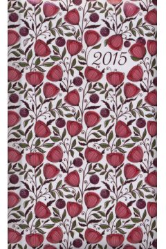 Kalendarz 2015 kieszonkowy B6 Rowe kwiaty 120