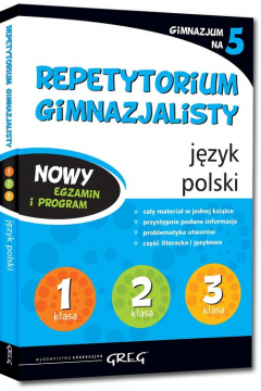 Repetytorium gimnazjalisty. Jzyk polski. 2019