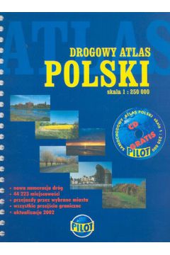 Polska atlas drogowy + CD