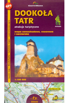 Dookoa Tatr mapa