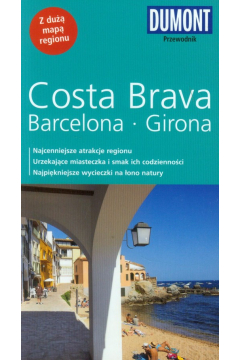 Costa Brava Barcelona Girona przewodnik z du map regionu
