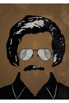 Narco Charlatans - Pablo Escobar, Cocaine - plakat 42x59,4 cm