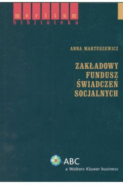 Meritum Zakadowy fundusz wiadcze socjalnych - Martuszewicz Anna