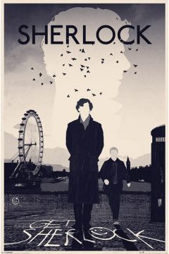 Sherlock - Londyn - plakat 61x91,5 cm