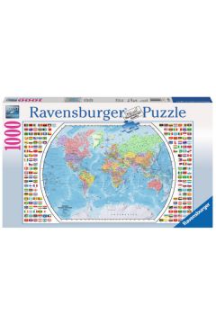 Puzzle 1000 el. Mapa polityczna wiata 196333 Ravensburger