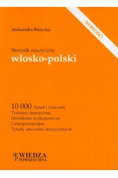 Sownik muzyczny wosko-polski - Rycka Aleksandra