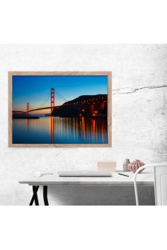 Most w San Francisko - plakat 80x60 cm