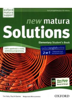 Matura Solutions New Elementary SB +Online WB