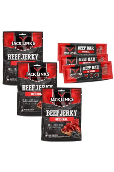 Jack Links Suszona wołowina protein Beef Jerky Original baton Beef