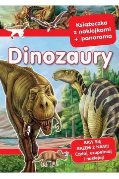 Dinozaury panoramy z naklejkami
