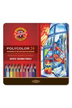 Koh-I-Noor Kredki owkowe Polycolor opakowanie metalowe 36 kolorw