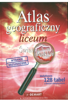 Atlas geograficzny liceum wiat polska /twarda oprawa/