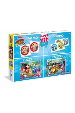 Puzzle Superkit 2x30 el. + Memo + Domino Mickey 08217 Clementoni