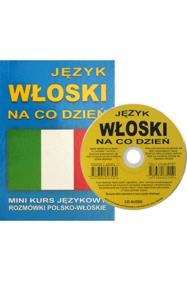 Język włoski na co dzień Rozmówki mini kurs CD książka TaniaKsiazka pl