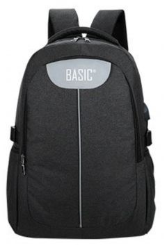 Beniamin Plecak modzieowy z USB czarny