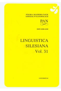 Linguistica Silesiana vol 31