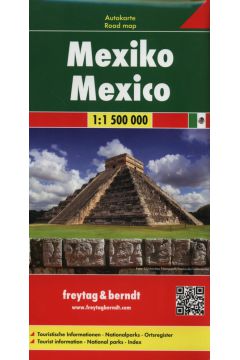 Meksyk mapa samochodowa 1:1 500 000