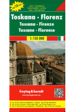 Toskania florencja mapa 1:150 000