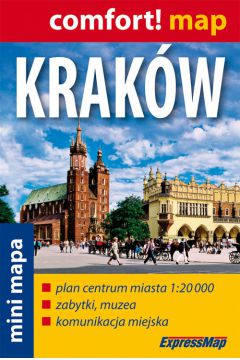 Krakw - plan Centrum 1:20 000 (laminat, MINI), Nowy