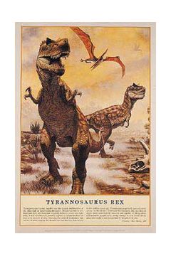 Dinozaury - Tyranozaur Rex - plakat