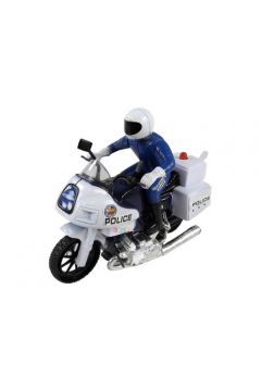 Motocykl cigacz z policjantem