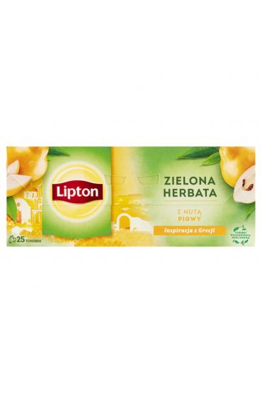 Lipton Zielona herbata z nutą pigwy 25 x 1 6 g TaniaKsiazka pl