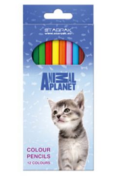 Starpak Kredki owkowe Animal Planet Cute 12 kolorw