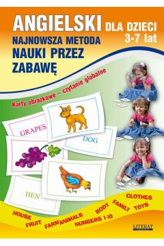 eBook Angielski dla dzieci 3-7 lat. Najnowsza metoda nauki przez zabaw. Karty obrazkowe – czytanie globalne pdf
