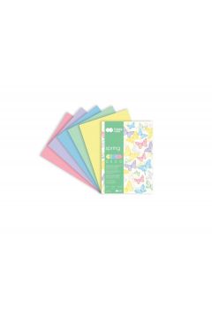 Happy Color Blok Deco Spring, 5 kolorw, A4, 170g, 20 arkuszy 170 g 20 kartek