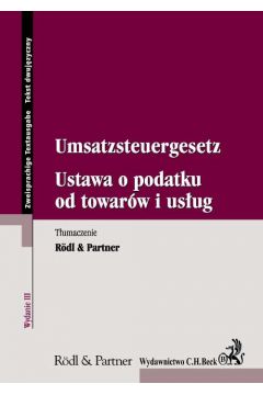 Ustaw o podatku od towarw i usug Umsatzsteuergesetz