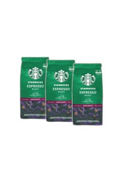 Starbucks Espresso Roast Palona Kawa Mielona Zestaw 3 X 200 G