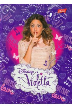 Brulion A5 Disney Violetta w kratk 96 kartek palec