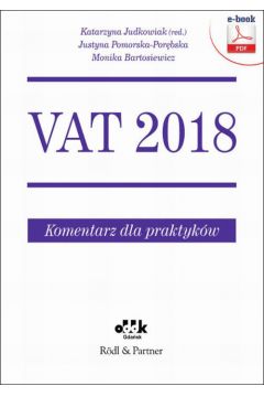 eBook VAT 2018. Komentarz dla praktykw (e-book) pdf