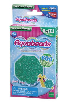 Aquabeads Zielone koraliki-klejnociki Epoch