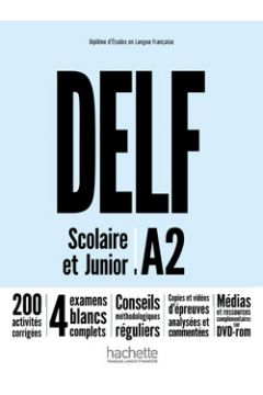 DELF A2 Scolaire & Junior NE podrcznik +DVD-Rom